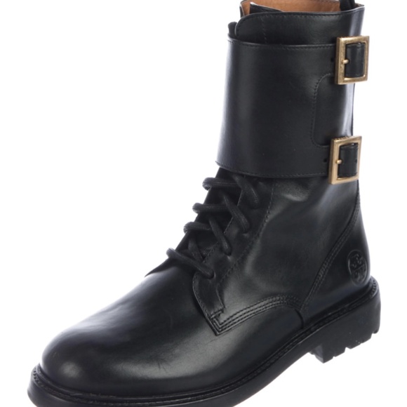Tory Burch Combat Boots - Picture 1 of 9